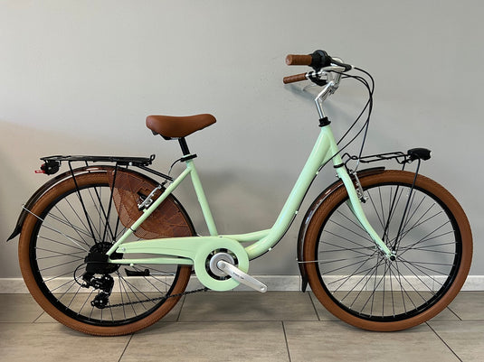 CASADEI VENERE CITY 26X1.75 LUSSO VINTAGE VERDE PASTELLO-MARRONE TAGLIA 43