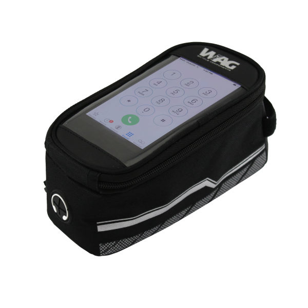 WAG BORSA PORTA SMARTPHONE PER TUBO ORIZZONTALE  TAGLIA S NERO