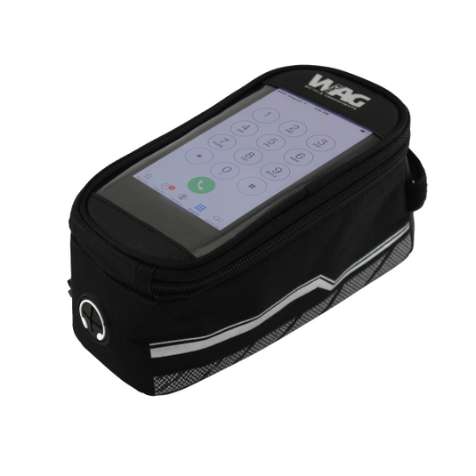 WAG BORSA PORTA SMARTPHONE PER TUBO ORIZZONTALE  TAGLIA S NERO