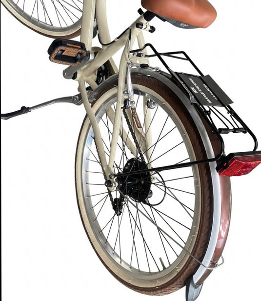 CASADEI DONNA CITY-CRUISE 24" PANNA-MARRONE 6 SPEED SHIMANO