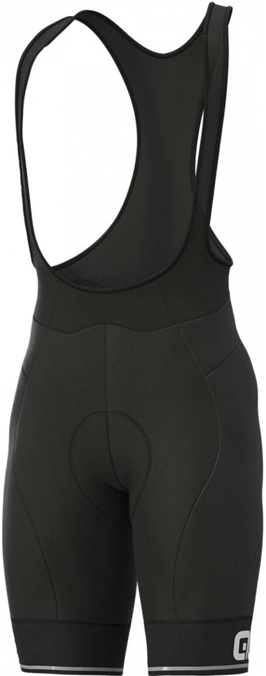 ALE Solid Cycling Bib Shorts Black-White