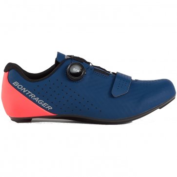 Load image into Gallery viewer, Bontrager Circuit Road 41 Shoe Navy/Coral
