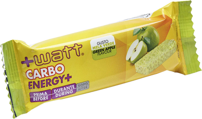 Load image into Gallery viewer, +WATT CARBO ENERGY+ energy bar box of 20 pieces 
