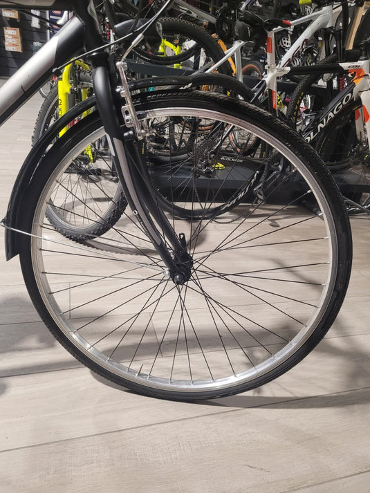 CASADEI MOVING 28"  BICI UOMO IN ACCAIO NERO/GRIGIO TAGLIA 52 USATO-REVISIONATO