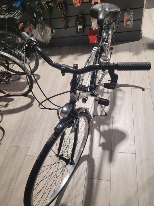 CASADEI MOVING 28"  BICI UOMO IN ACCAIO NERO/GRIGIO TAGLIA 52 USATO-REVISIONATO