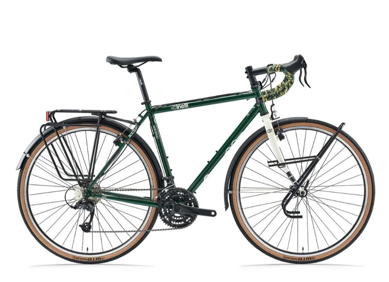 Carica immagine in Galleria Viewer, CINELLI HOBOOTLEG-MICROSHIFT 700X37C VERDE-BIANCO 56CM
