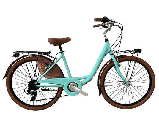 CASADEI CITY BICI VENERE DONNA 26X1,75 6V LUSSO VINTAGE TIFFANY