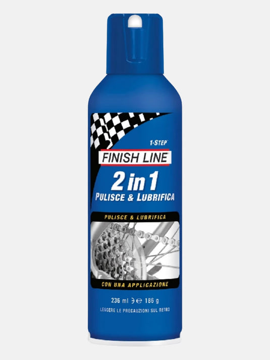 Finish Line 2 in 1 pulente e lubrificante spray aerosol 236 ml