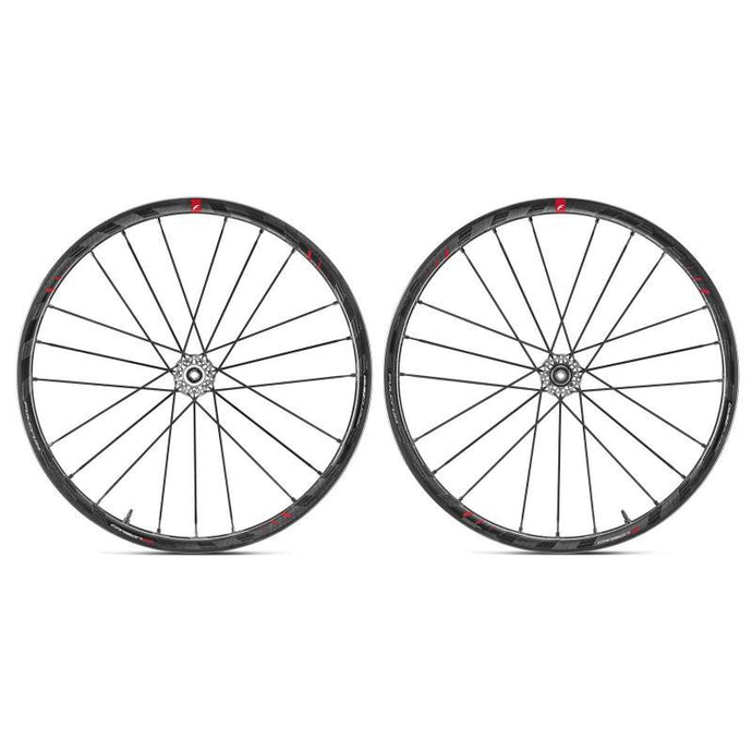 Fulcrum Racing Zero Carbon DB 2WF C19, Pair of Shimano disc body wheels