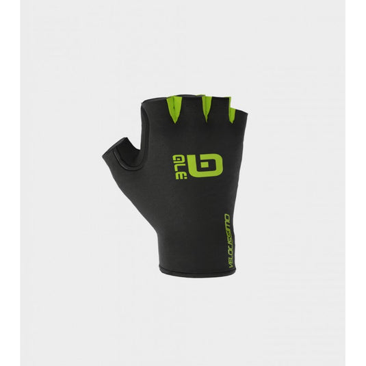 ALE Black-fluorescent yellow summer glove without lace