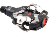 Load image into Gallery viewer, Black chrome molybdenum x-track race pedal look
