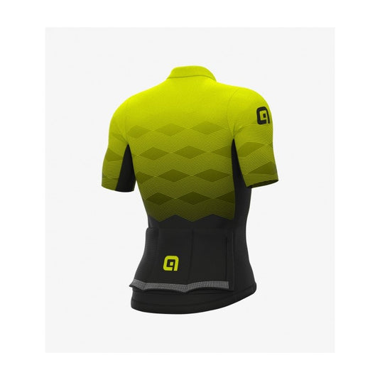 ALE PR-R MAGNITUDE neon yellow cycling jersey 