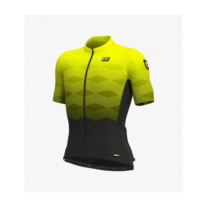 ALE PR-R MAGNITUDE neon yellow cycling jersey 