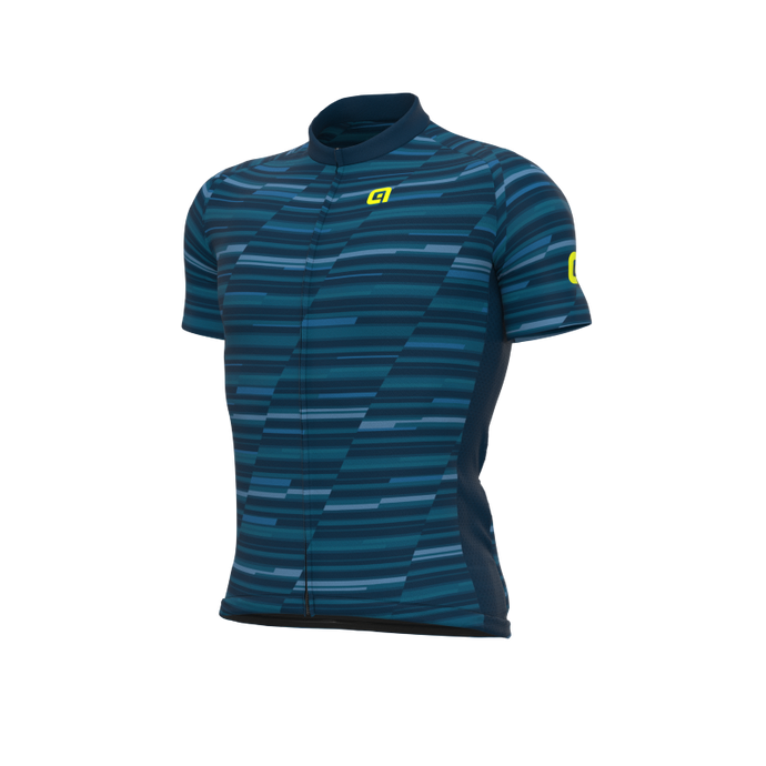 ALE SOLID STEP maglia ciclismo blu