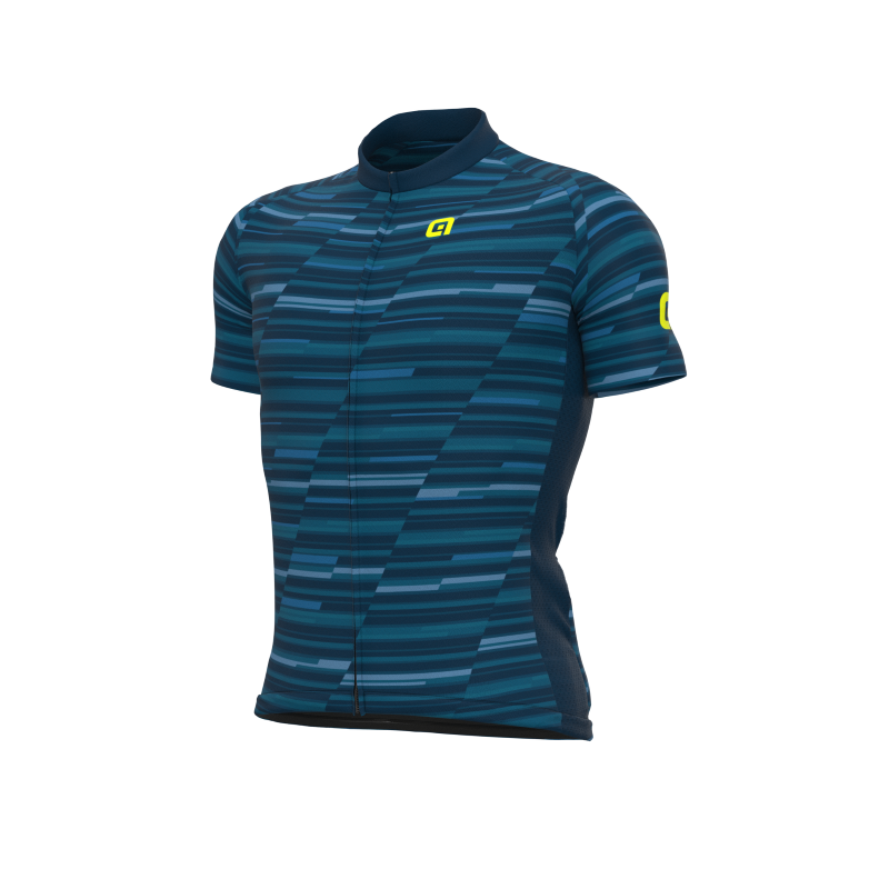 Load image into Gallery viewer, ALE SOLID STEP blue cycling jersey
