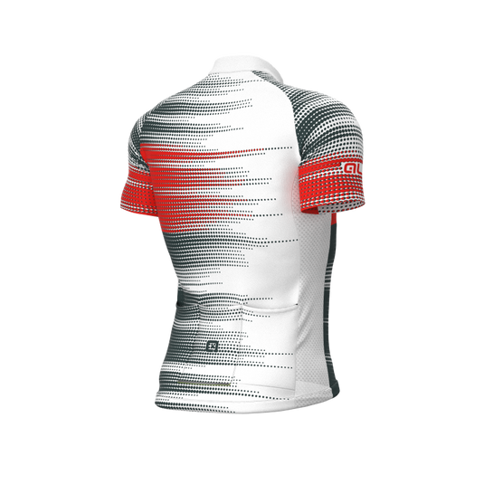 ALE SOLID TURBO white cycling jersey