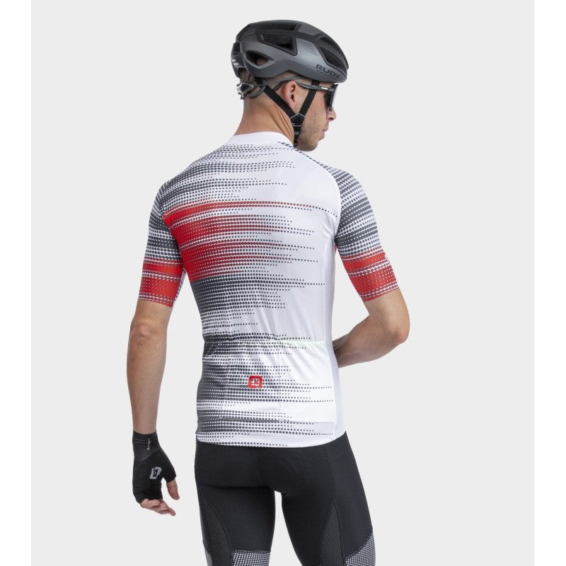 Load image into Gallery viewer, ALE SOLID TURBO white cycling jersey
