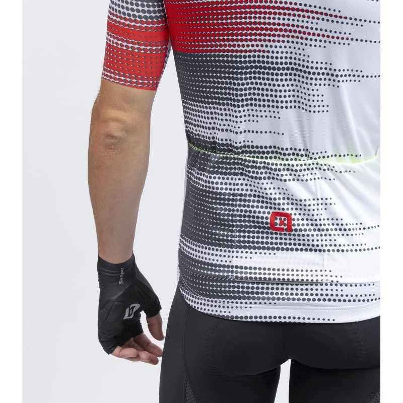 Load image into Gallery viewer, ALE SOLID TURBO white cycling jersey
