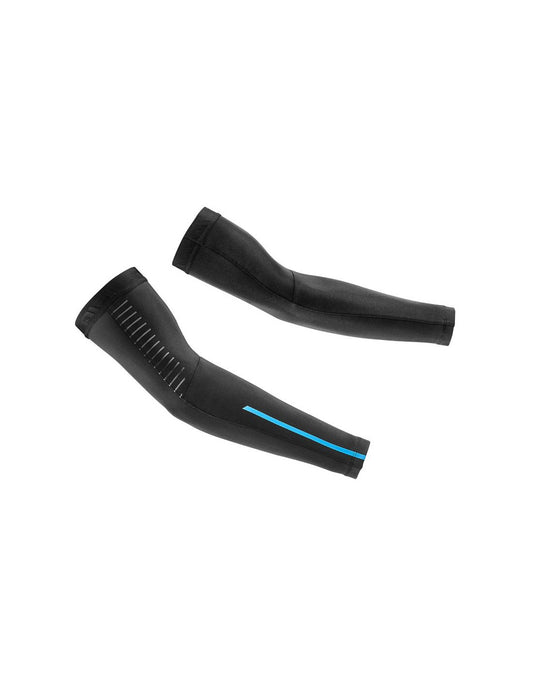 GIANT SCALDAMUSCOLI DIVERSION ARM WARMER COLORAZIONE NERO E AZZURRA TAGLIA S/M/L