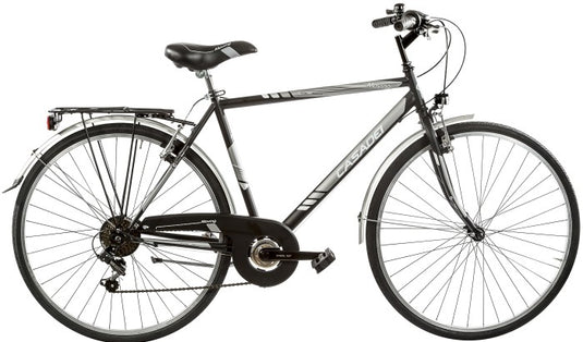 CASADEI city-bike Uomo Acciaio Moving 28'' 6V LUSSO nero/grigia
