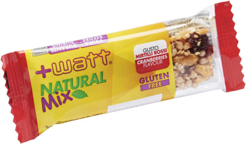 +WATT NATURAL MIX Dried fruit energy bar, box of 24 pieces 