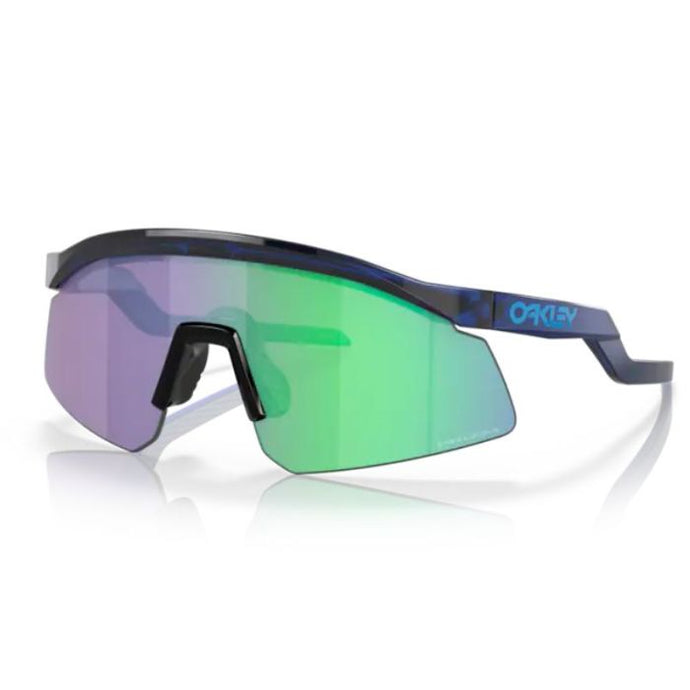 Oakley Hydra semi-transparent blue glasses with prizm jade lenses