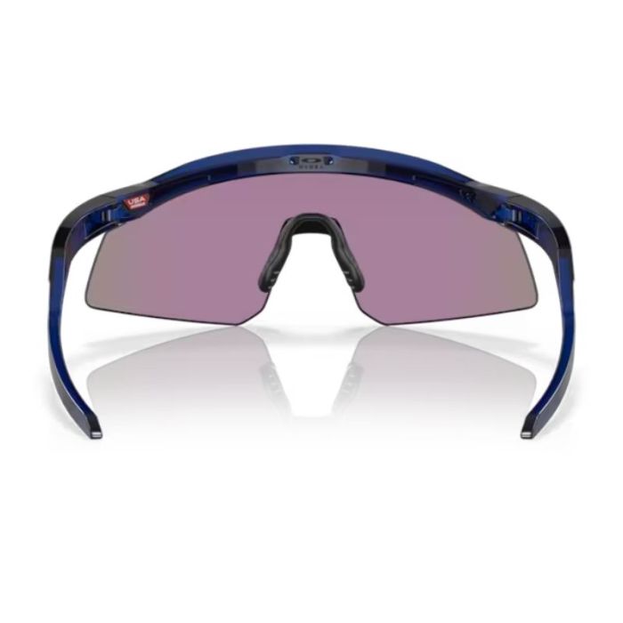 Load image into Gallery viewer, Oakley Hydra semi-transparent blue glasses with prizm jade lenses
