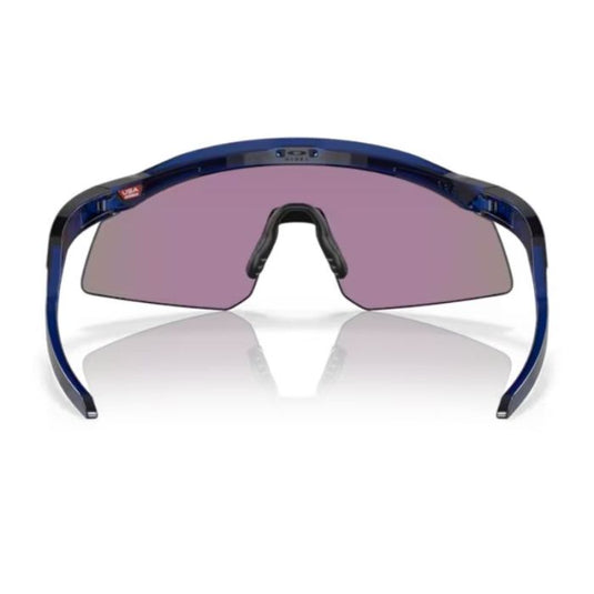 Oakley Hydra semi-transparent blue glasses with prizm jade lenses