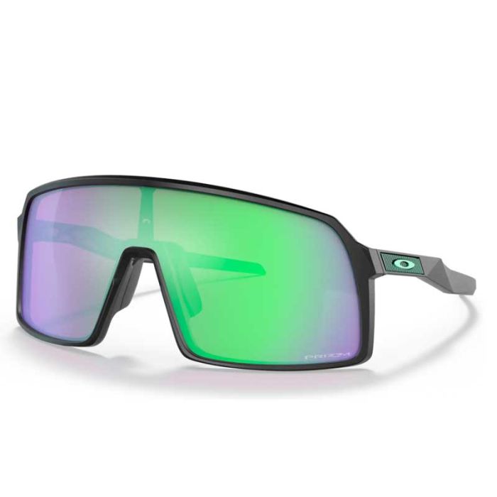 Load image into Gallery viewer, Oakley Sutro glasses matt black prizm road jade lenses
