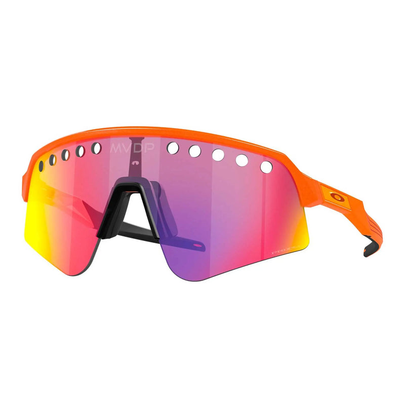 Carica immagine in Galleria Viewer, Oakley Sutro Lite Sweep Mathieu Van Der Poel Orange Sparkle con lente Prizm Road
