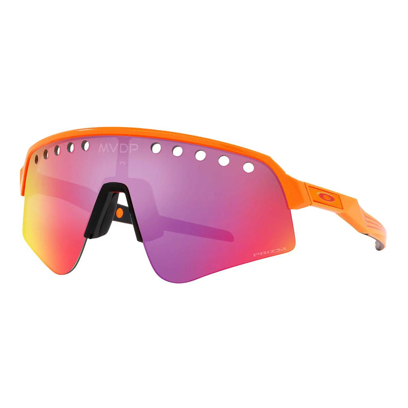 Carica immagine in Galleria Viewer, Oakley Sutro Lite Sweep Mathieu Van Der Poel Orange Sparkle con lente Prizm Road
