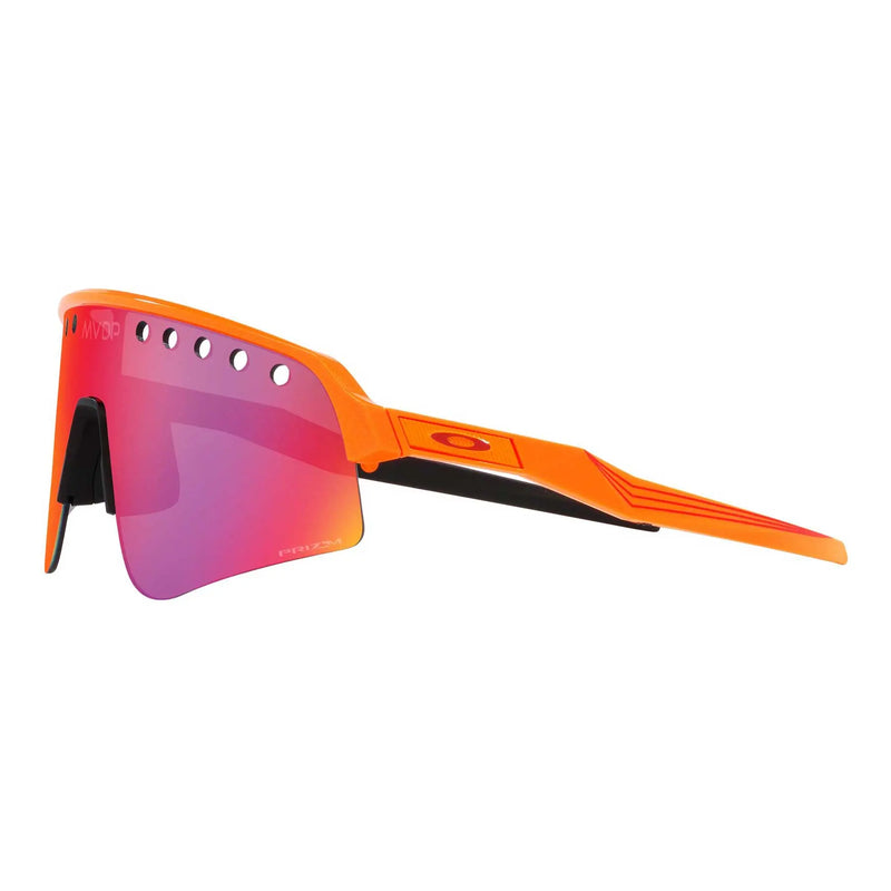 Carica immagine in Galleria Viewer, Oakley Sutro Lite Sweep Mathieu Van Der Poel Orange Sparkle con lente Prizm Road
