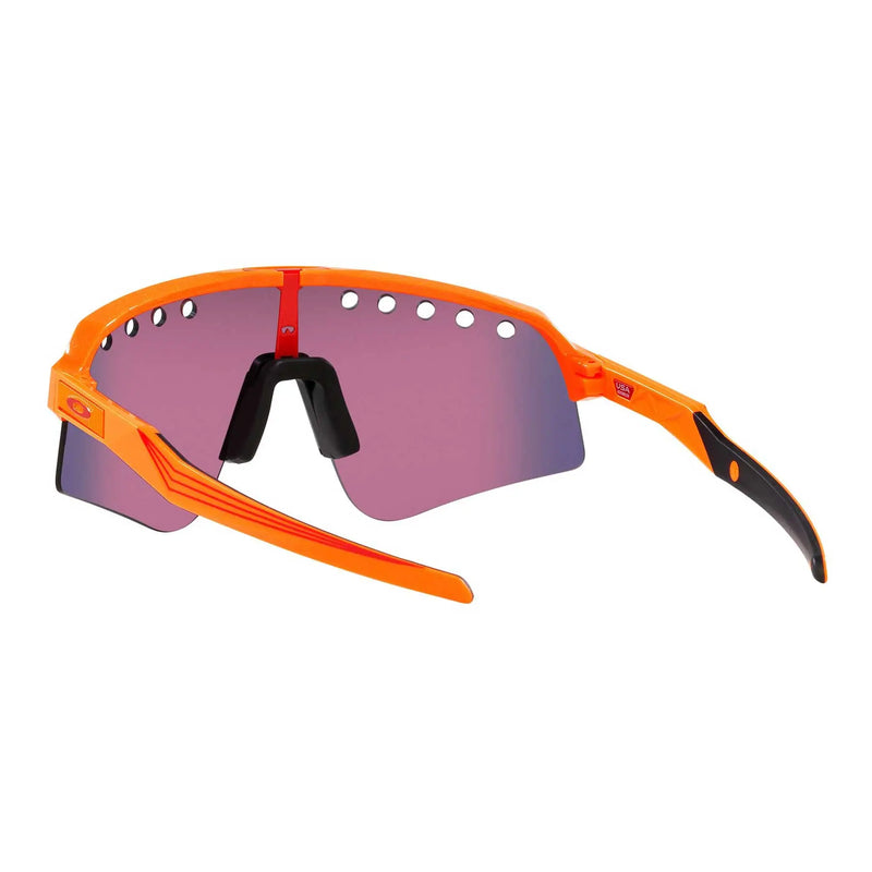 Carica immagine in Galleria Viewer, Oakley Sutro Lite Sweep Mathieu Van Der Poel Orange Sparkle con lente Prizm Road
