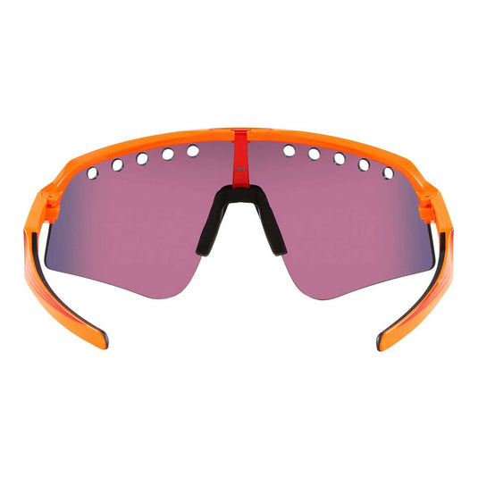 Oakley Sutro Lite Sweep Mathieu Van Der Poel Orange Sparkle con lente Prizm Road