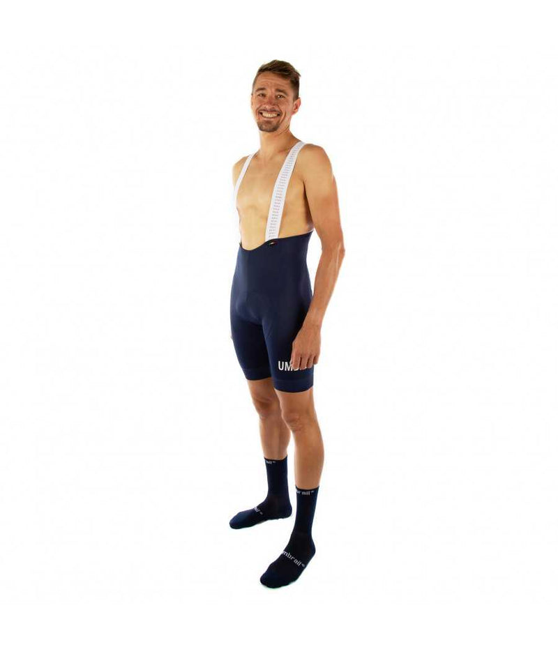 Load image into Gallery viewer, UMBRAIL Phil cycling dungarees size M blue
