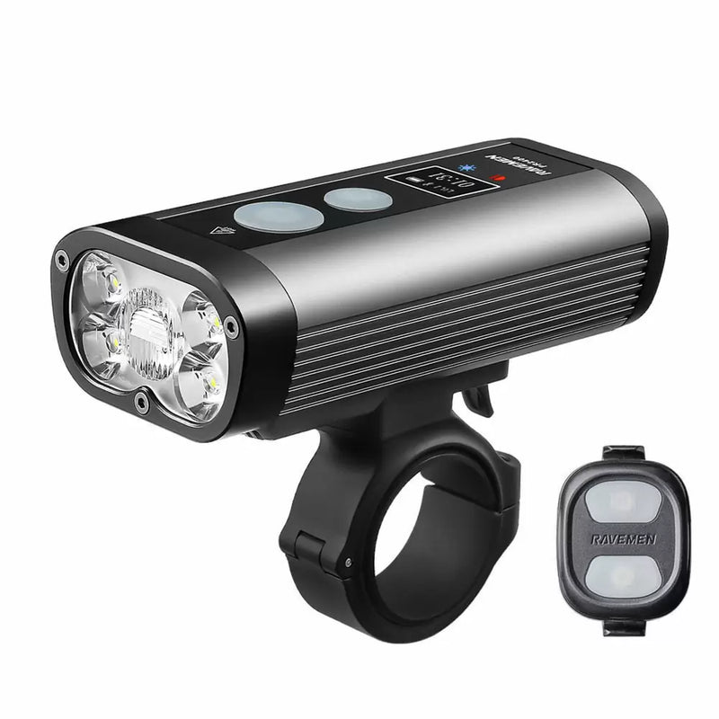 Load image into Gallery viewer, Ravemen Front Light PR2400 5 LED 2400 Lumen With Wireless Remote Control 
