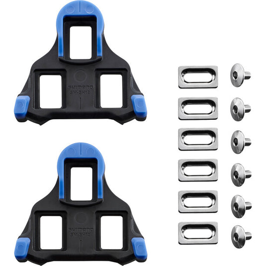 Shimano Pedal cleats for road racing shoes SM-SH12 BLUE