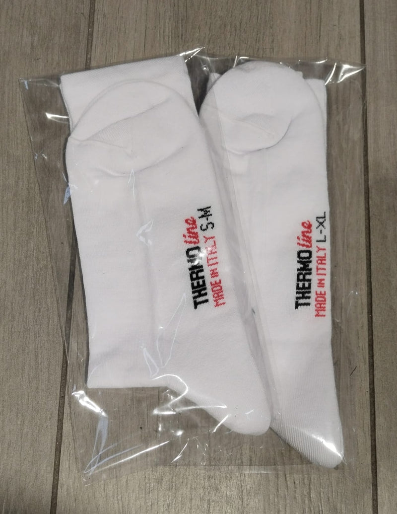 Carica immagine in Galleria Viewer, THERMOLINE CALZINI INVERNALI TERMICI MEZZA GAMBA (PAIO) BIANCO
