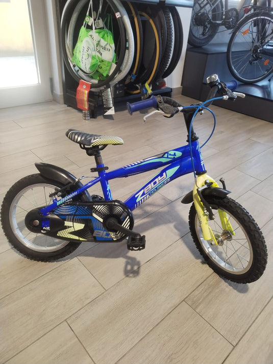 BICI BIMBO 14" 1V Z-BOY BLU/GIALLO
